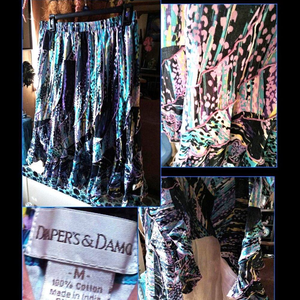 EUC Draper's & Damon's 100% cotton skirt